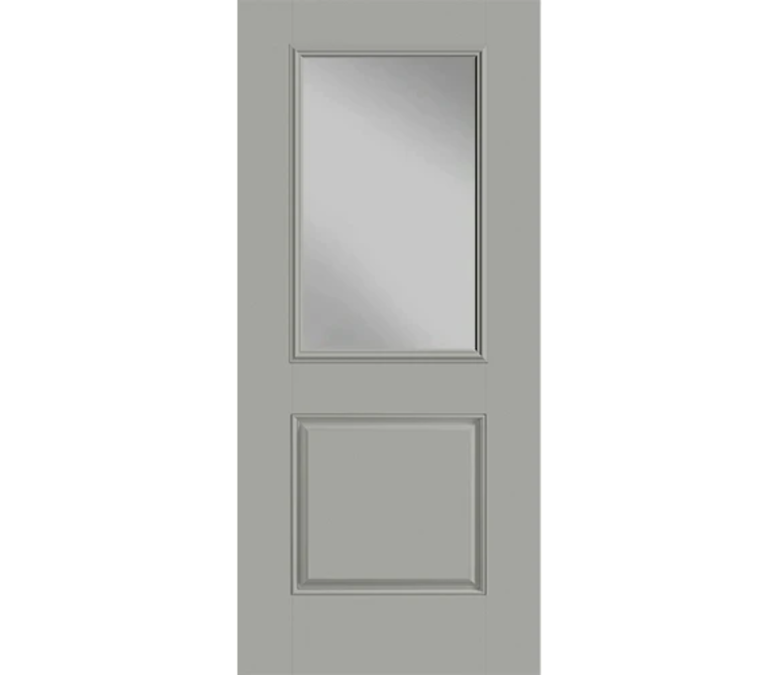 Charlotte Half Light 1 Panel Fiberglass Entry Door