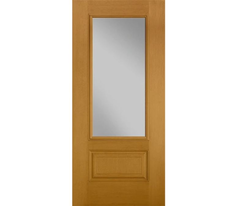 Charlotte Three Quaters light Fiberglass Entry Door